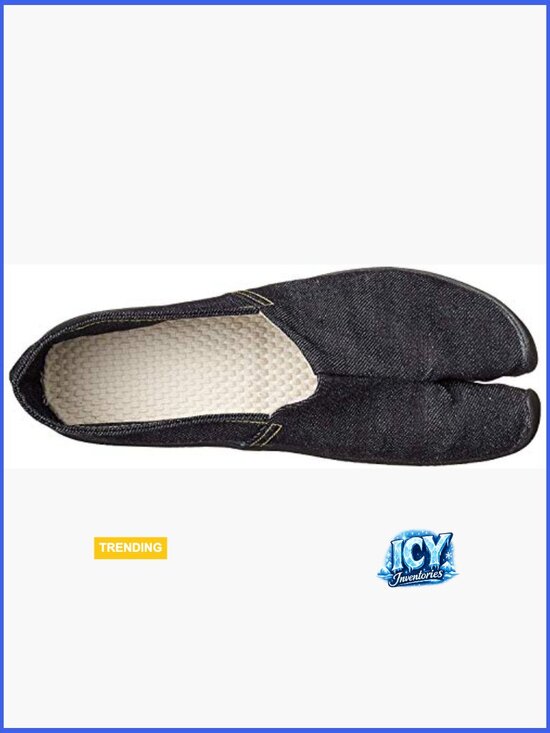Unisex Tabi Style Espadrille Shoes Cotton Twill Upper Rubber Outsole main image 5